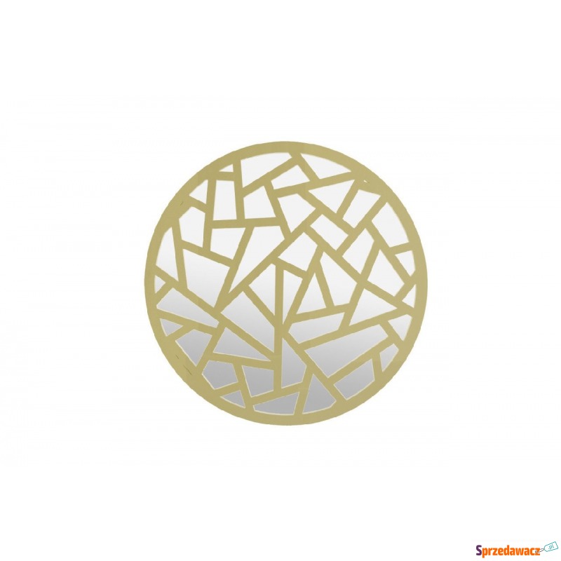 złote ażurowe lustro forme 70 cm - Lustra - Jastarnia