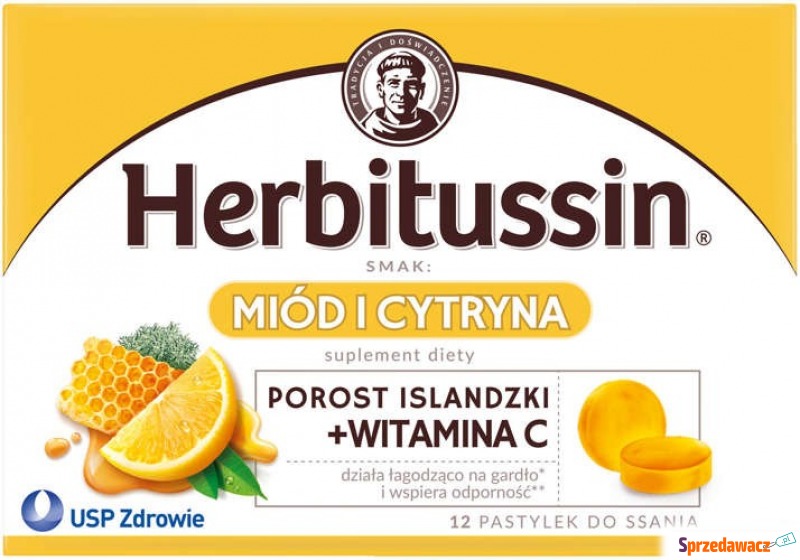 Herbitussin miód i cytryna porost islandzki+w... - Leki bez recepty - Bolesławiec