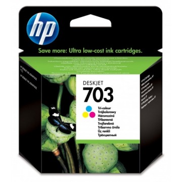 Tusz HP kolor HP 703, HP703=CD888AE, 250 str.,4 ml