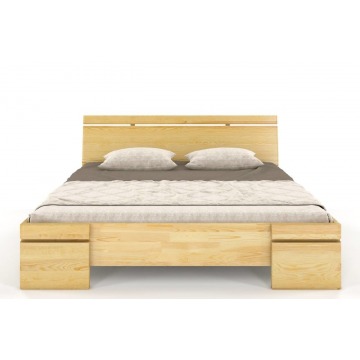 łóżko drewniane sosnowe skandica sparta maxi