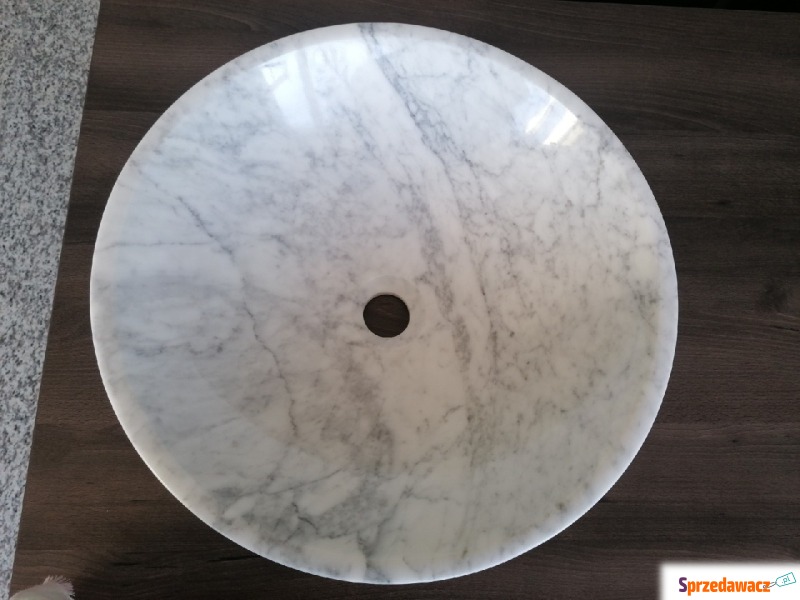 Umywalka marmurowa Carrara Bianco - Umywalki - Przemyśl