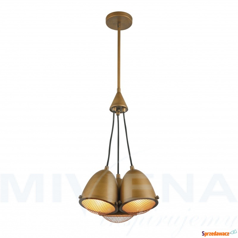 pignatta lampa wisząca 3 brązowy - Lampy wiszące, żyrandole - Bełchatów