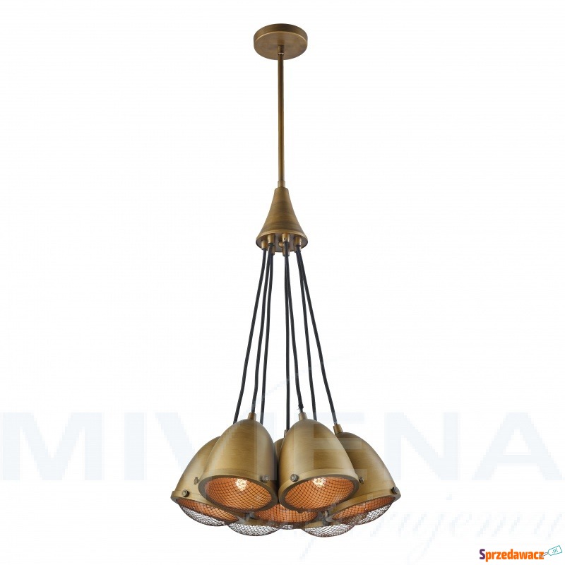 pignatta lampa wisząca 7 brązowy - Lampy wiszące, żyrandole - Dzierżoniów
