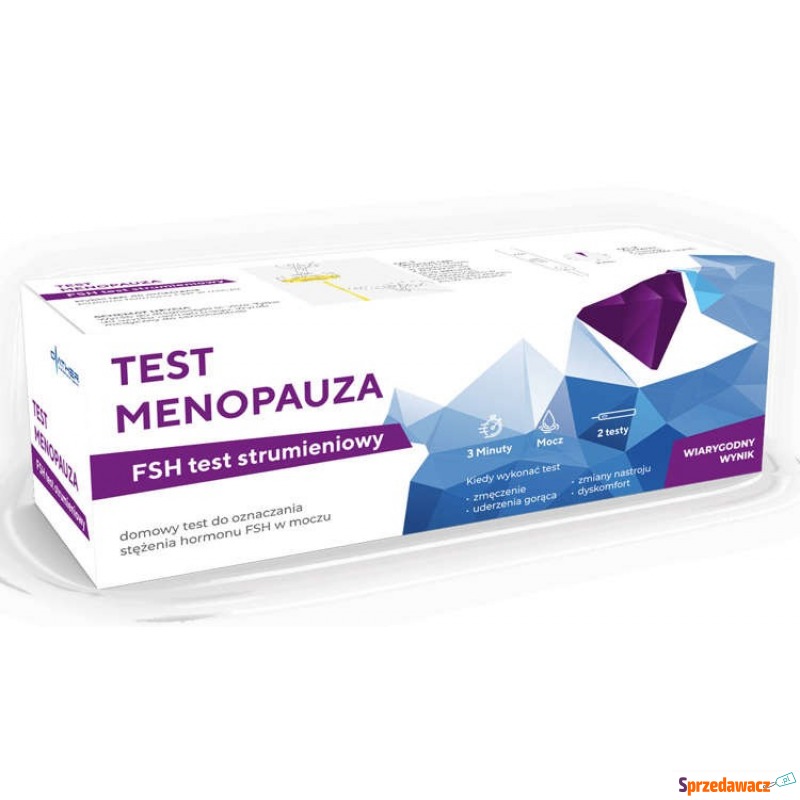 Test menopauza strumieniowy fsh x 2 sztuki - Testy, wskaźniki, mierniki - Busko-Zdrój