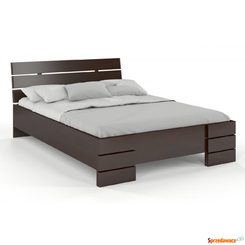 łóżko drewniane bukowe visby sandemo high / 1... - Łóżka - Kwidzyn