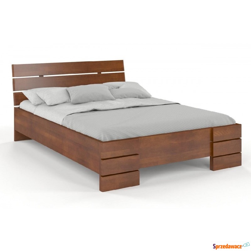 łóżko drewniane bukowe visby sandemo high / 1... - Łóżka - Mysłowice