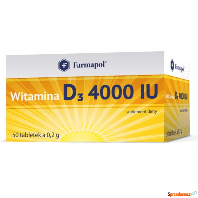 Witamina d3 4000iu x 50 tabletek - Witaminy i suplementy - Mińsk Mazowiecki