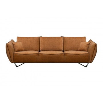 nowoczesna sofa 3-osobowa impresjo i na metalowych nogach / szerokość 255 cm