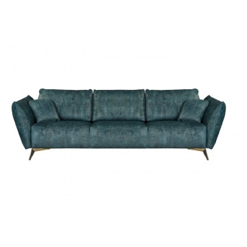 nowoczesna sofa 3-osobowa impresjo ii na metalowych nogach / szerokość 255 cm