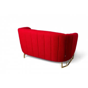 czerwona sofa ciao / szerokość 133 cm