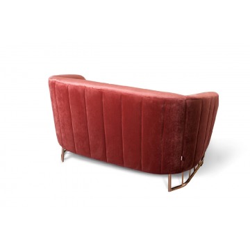 różowa sofa ciao / szerokość 133 cm
