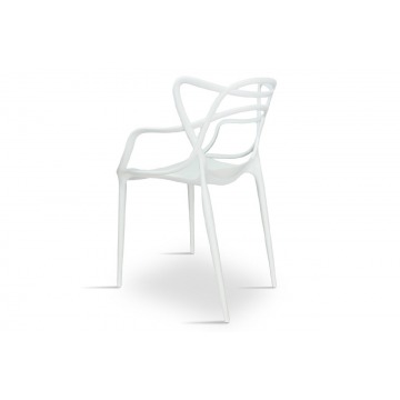 białe designerskie krzesło else