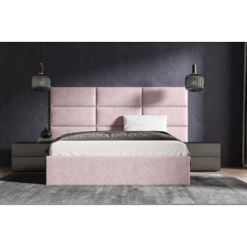 klasyczne łóżko tapicerowane do sypialni roland - bez zagłówka. obniżka ceny!