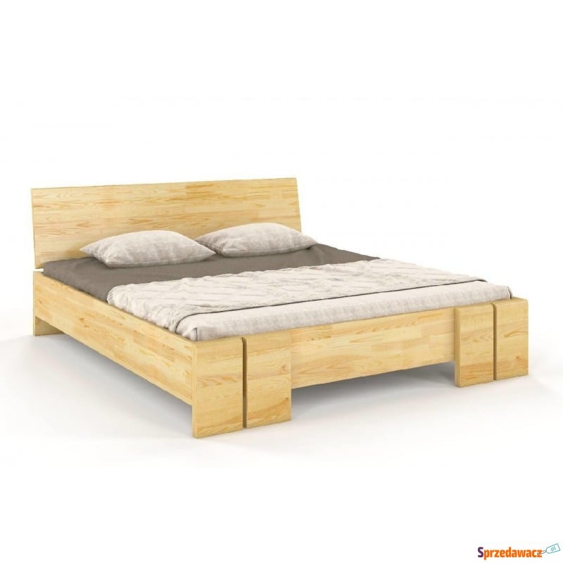 łóżko drewniane sosnowe skandica vestre maxi /... - Łóżka - Gostyń