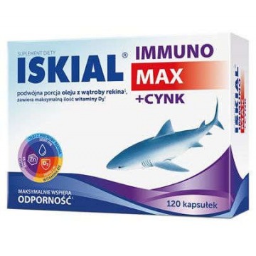 Iskial immuno max + cynk x 120 kapsułek