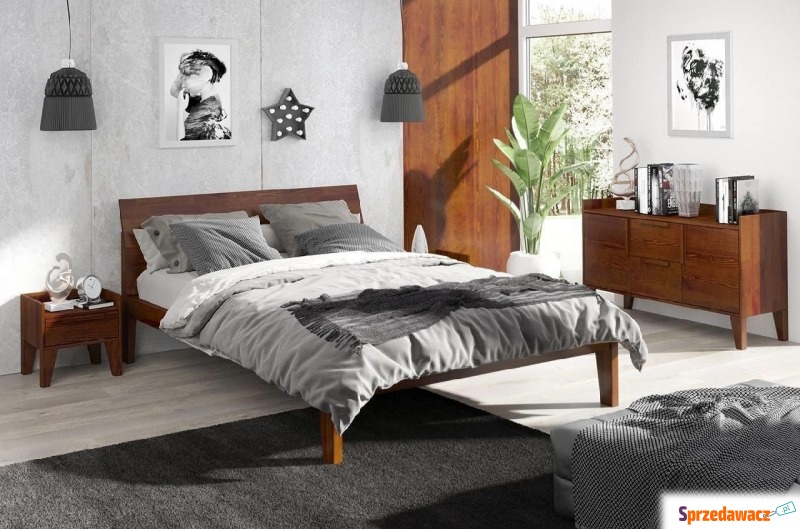 łóżko drewniane sosnowe skandica agava / 120x... - Łóżka - Kalisz