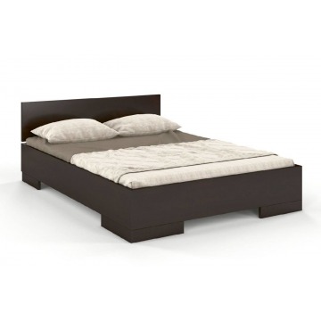 łóżko drewniane sosnowe skandica spectrum maxi / 140x200 cm, kolor palisander