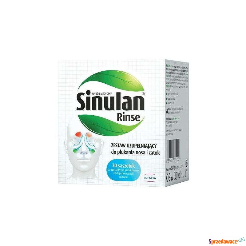 Sinulan rinse zestaw uzupełniający x 30 saszetek - Leki bez recepty - Gliwice