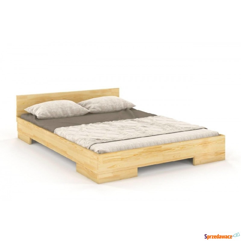 łóżko drewniane sosnowe skandica spectrum nis... - Łóżka - Żagań