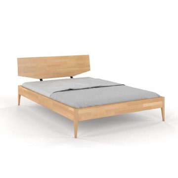 łóżko drewniane bukowe skandica sund / 160x200 cm, kolor naturalny