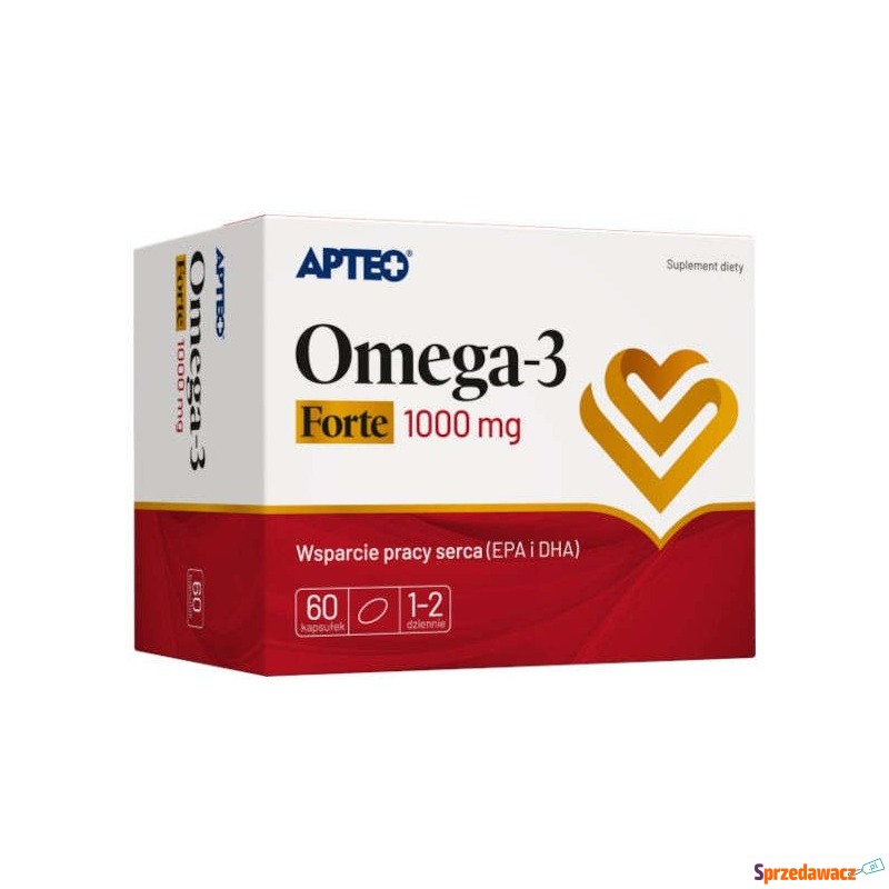 Apteo omega-3 forte 1000mg x 60 kapsułek - Witaminy i suplementy - Olsztyn