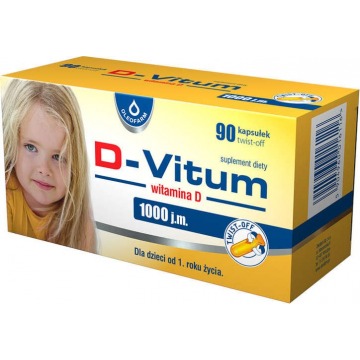 D-vitum witamina d 1000 j.m. x 90 kapsułek twist-off