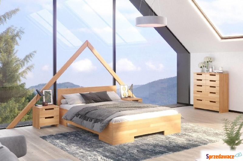 łóżko drewniane bukowe skandica spectrum maxi... - Łóżka - Nowy Dwór Mazowiecki