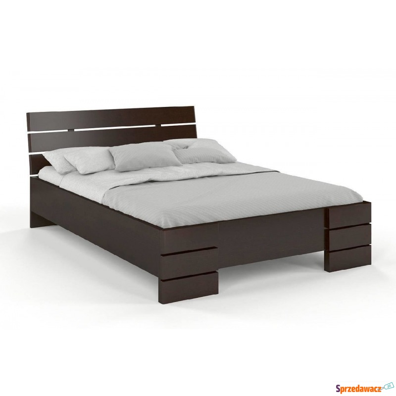 łóżko drewniane sosnowe visby sandemo high /... - Łóżka - Gliwice