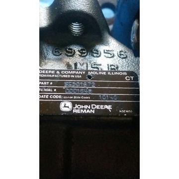 SE501672 turbosprężarka po regeneracji John D... - Ciągniki, traktory - Biała Podlaska - zdjęcie 5