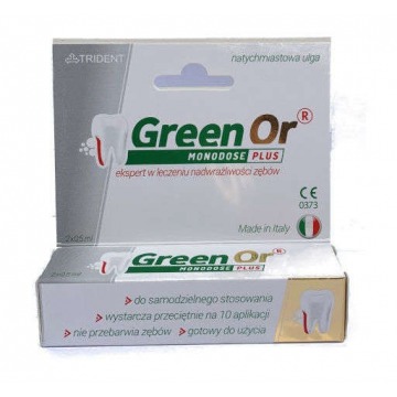 Green or monodose plus żel 0,5ml x 2 sztuki