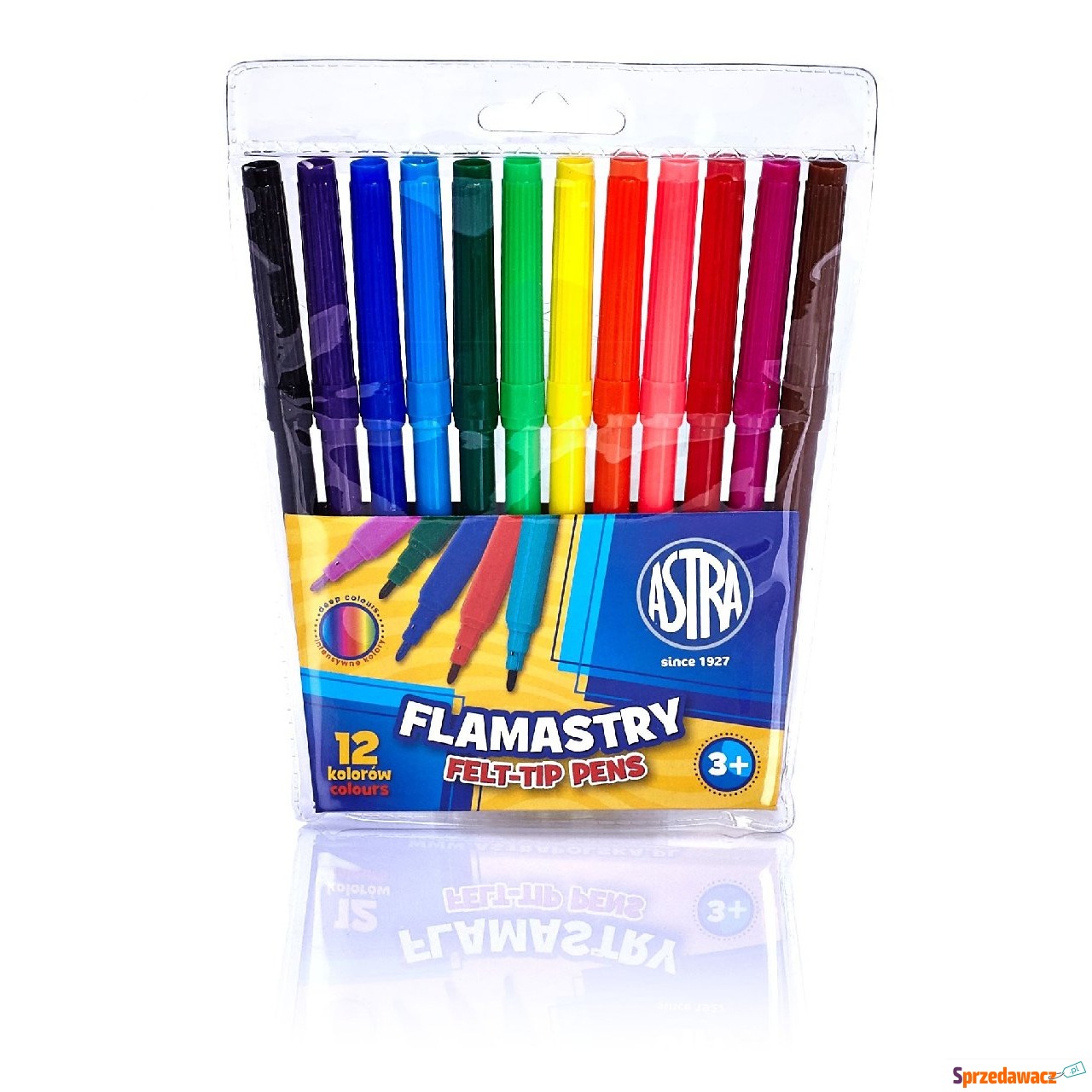 Flamastry 12 kolorów Astra