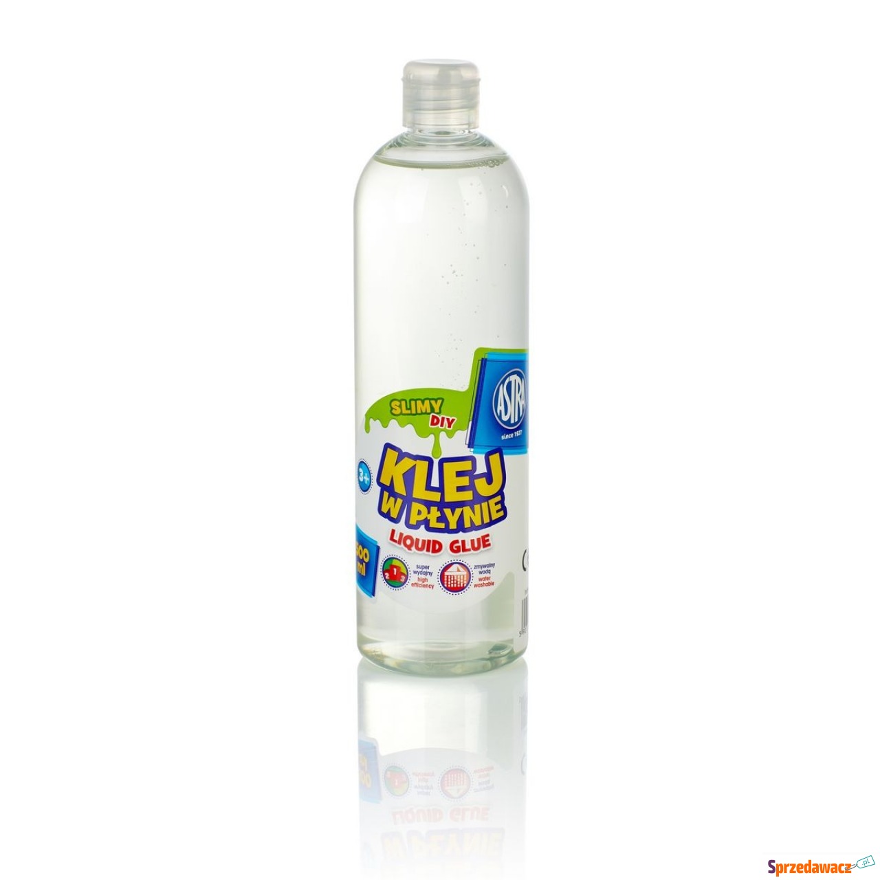 Klej w płynie 500ml bezbarwny Astra