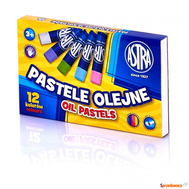 Pastele olejne 12 kolorów Astra