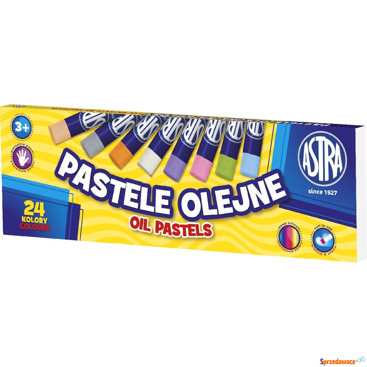 Pastele olejne 24 kolorów Astra