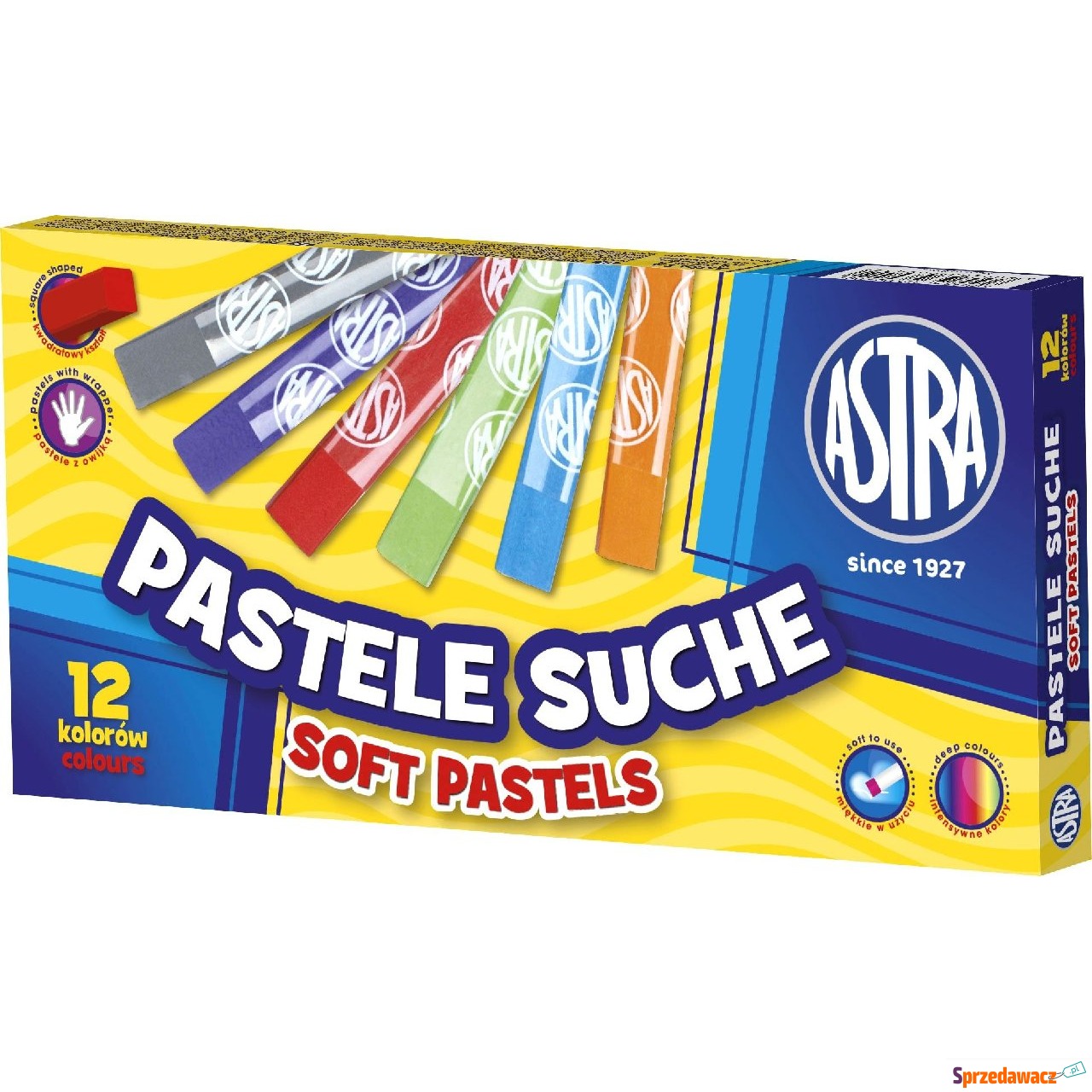 Pastele suche 12 kolorów Astra