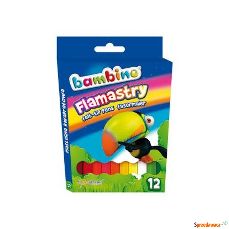 Flamastry 12 kolorów Bambino