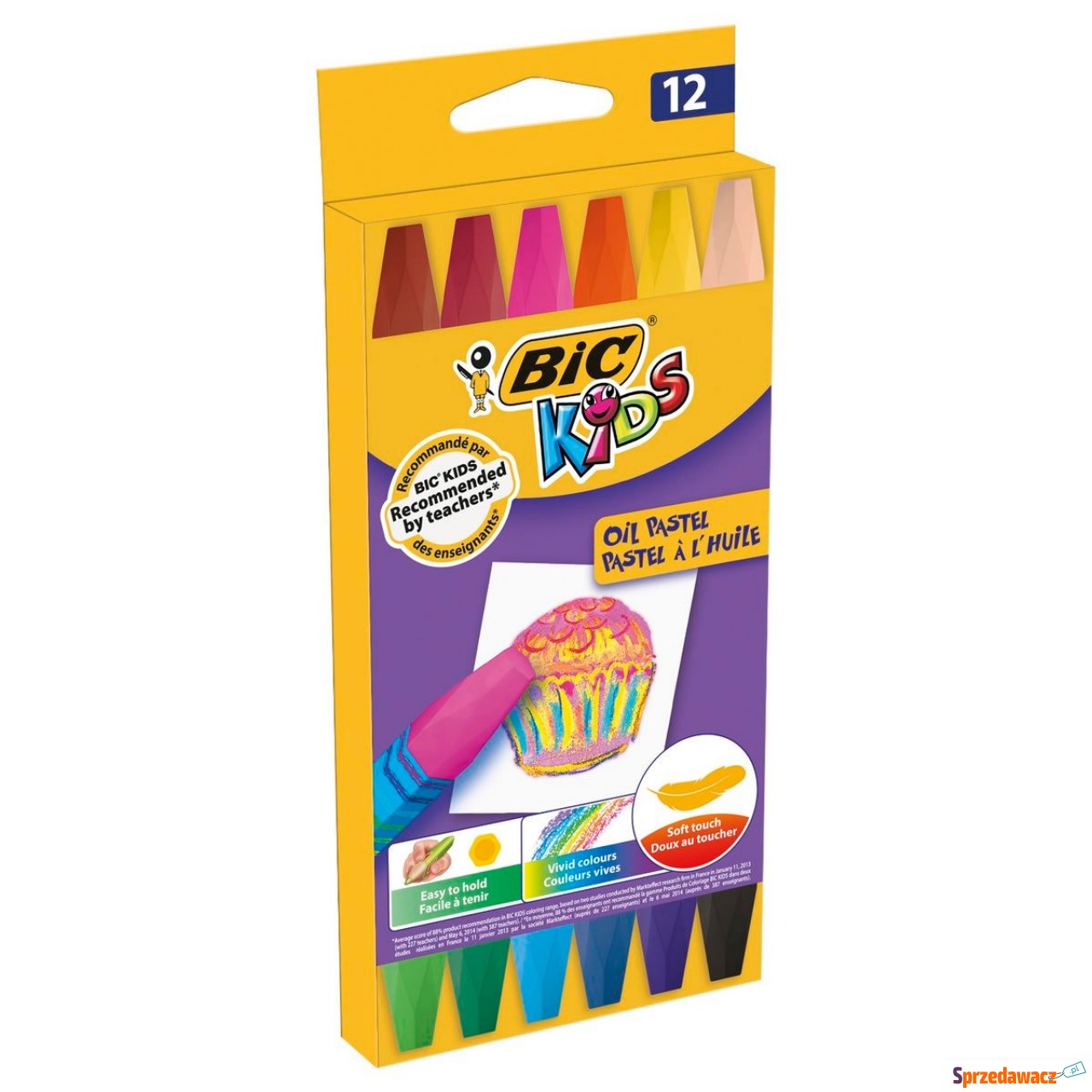 Pastele olejowe Bic 12 kolorów