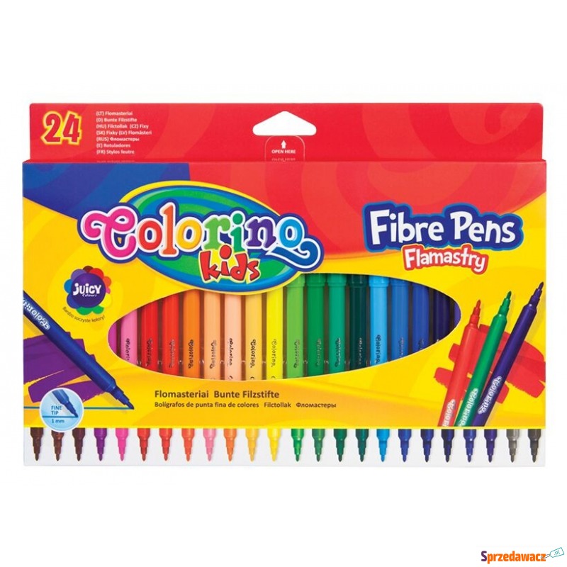 Flamastry 24 Kolorów Colorino