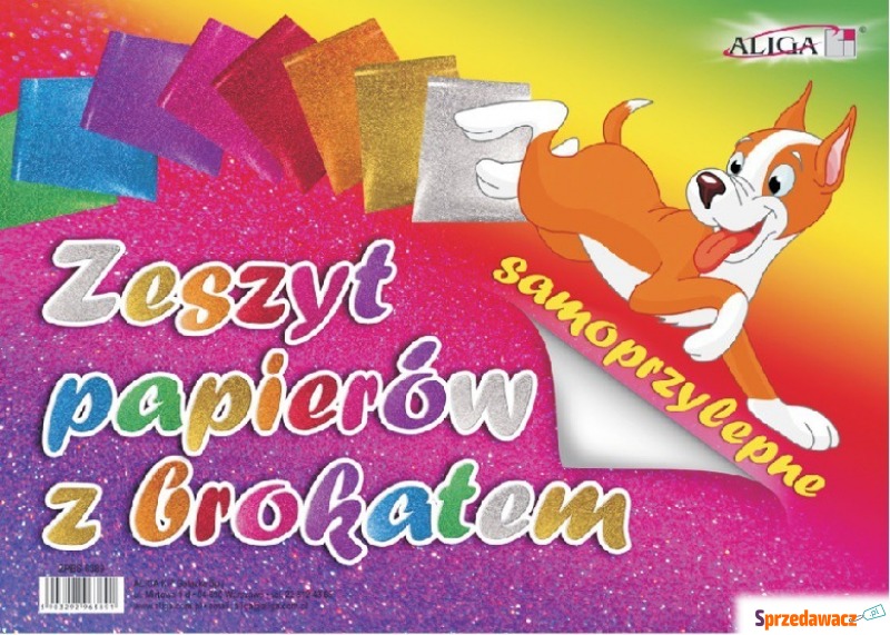 Wycinanka dla dzieci A5 brokat...