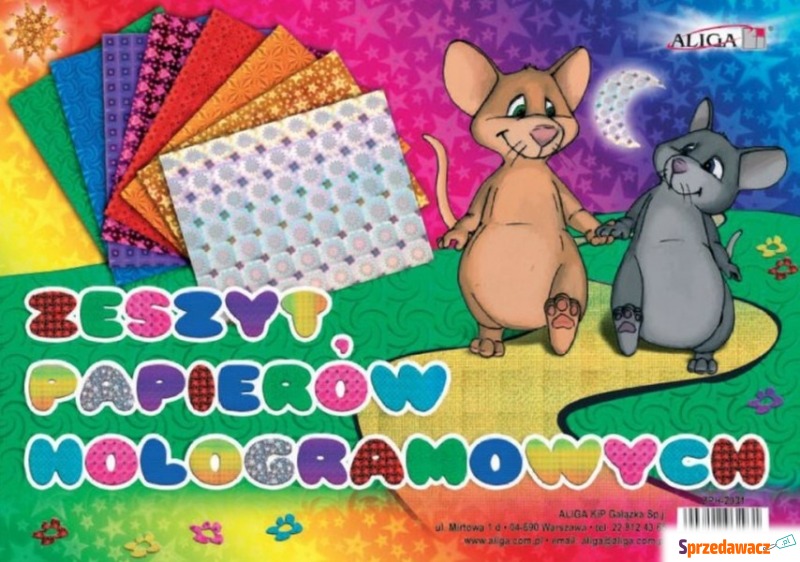Wycinanka papierów hologramowych...