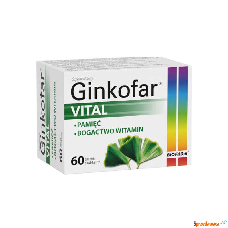 Ginkofar vital x 60 tabletek - Witaminy i suplementy - Jelenia Góra