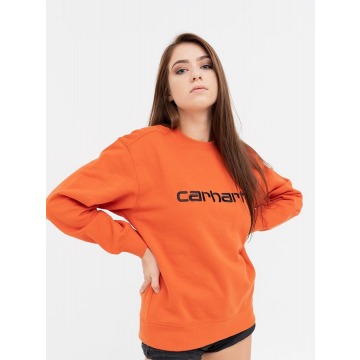 Damska Bluza Bez Kaptura Carhartt Carhartt Ceglasta