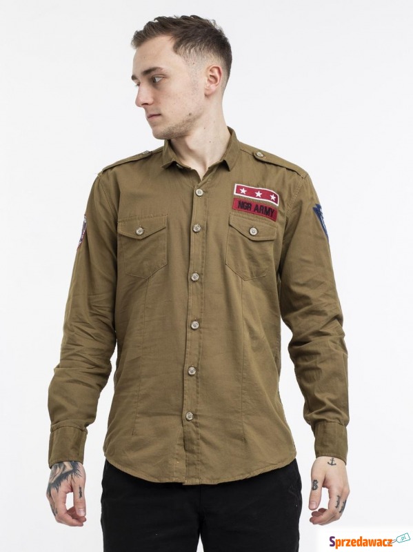 NGR Army LS Shirt Brown - Koszule - Bytom