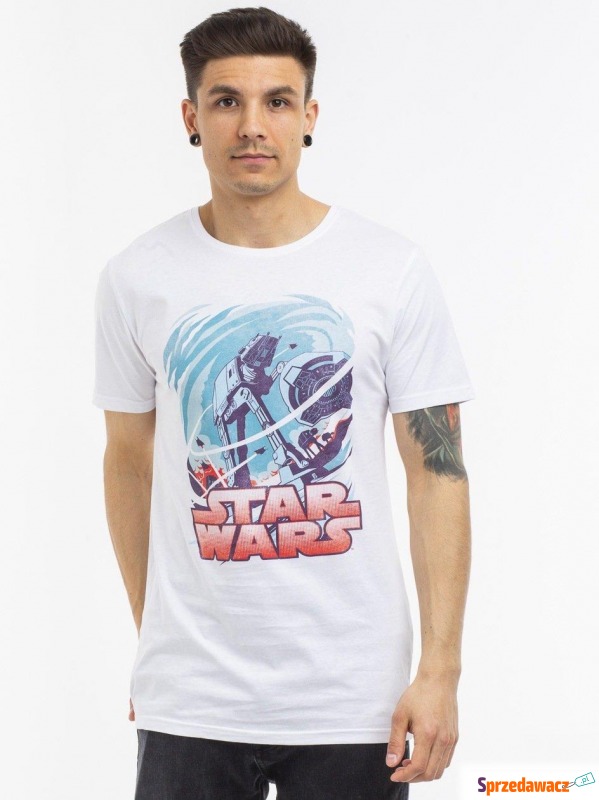 MC428 Star Wars Hot Swirl Tee White - Bluzki, koszulki - Sosnowiec