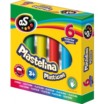 Plastelina dla dzieci Astra AS 6 kolorów