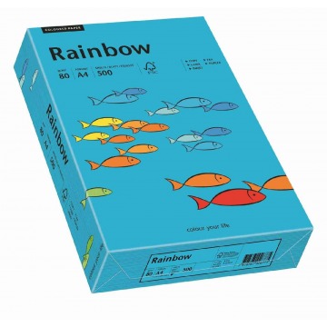 papier ksero a4 rainbow 80g niebieski 87