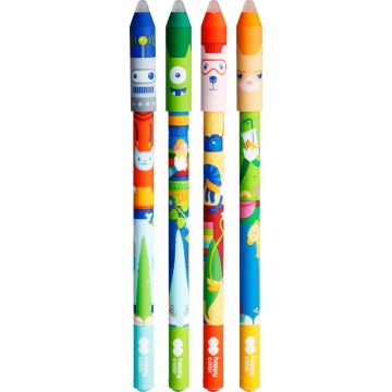 Długopis ścieralny zmazywalny Happy Color niebieski Cool Gang