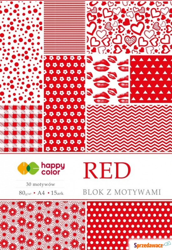 blok z motywami a4 red happy color 15 kartek dla... - Papier - Warszawa