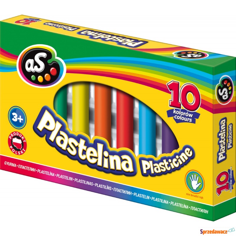 Plastelina Astra AS 10 kolorów - Artykuły papiernicze... - Krosno