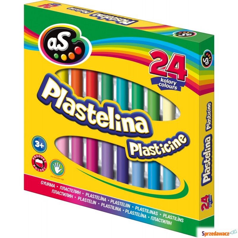 Plastelina Astra AS 24 kolorów - Artykuły papiernicze... - Żory